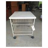 Rolling wire organizer 21.5 x 19 x 22