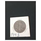 1943 walking liberty half dollar