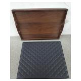 Serving tray 17 x 12.5; storage box 5x11x13 w/