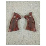 Large set Smith & Wesson wooden pistol grips