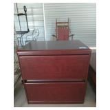 2 drawer document cabinet 31x31x20 no key