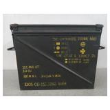 Large metal ammo can