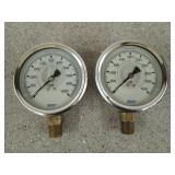 2 ct Wikai 4" oil-filled gauges 10,000 PSI