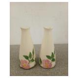 Franciscan desert Rose salt and pepper shakers