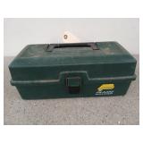 Plastic Plano tackle box of gun cleaning supplies