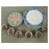 8 ct watercolors by sango blueberry sky dinner