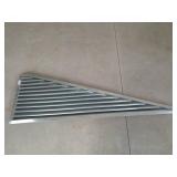 2 ct galvanized gable vents 74 x 27