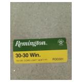 14 rds 30-30 Win 150 gr core-lokt soft pt