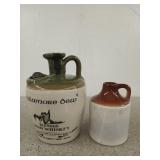 Tullamore dew whiskey jug, small crock jug