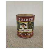 Quaker metal can