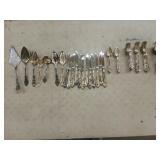 66 pc  silver plate cutlery Japan