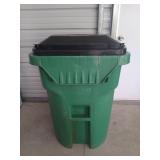96 gallon rolling trash can