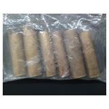 6 brass shells: 20 - 16 - 12 - 10 ga