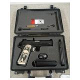 Tisas 9 mm new two mags/2 set grips in case.