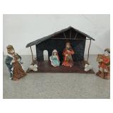 Partial nativity scene
