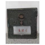 Brass USPS box door 6x6
