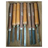 8 pcs Craftsman & other wood handled files