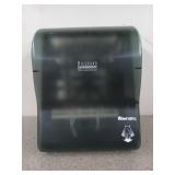 Battery operated paper towel dispenser