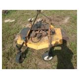 Big ox 48" 3 pt finish mower, needs half shaft