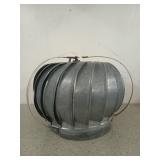 Galvanized whirly bird 16"