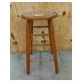 Wood barstool 27"
