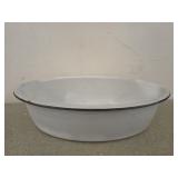 Enameled wash tub 6.5 x 25 x 18