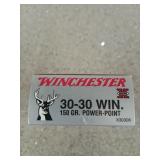 20 rds 30-30 Win 150 gr Power-Point