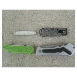 4 folding pocket knives