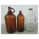 Purex, clorox, other glass bottles