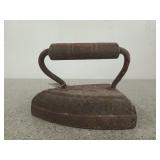 Antique cast iron sad iron