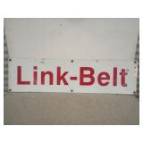 Thin aluminum link belt signed 13x49