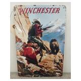Metal Winchester sign 12x8