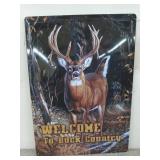 Metal hunting sign 17 x 12