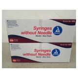 200 ct 10 mL lock tip syringes w/o needle