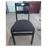 Padded folding dining chair