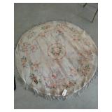 Round area rug 60" / floor rug 54 x 30