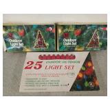 3 sets of Christmas lights