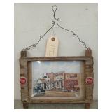 Framed Coca-Cola decor 10.5 x 12
