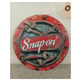 Metal snap-on sign 8"