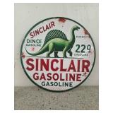 Medicine clear gasoline sign 8"