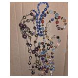 Several strands of Venetian Murano beads