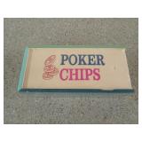 New set of poker chips