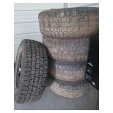 5 ct 265/70R17 tires on 6 lug Chevy wheels