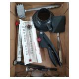 Candy thermometers, meat tenderizer,