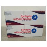 200 ct 10 mL lock tip syringes w/o needle