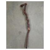 Wood walking cane 38"