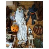 Asst Halloween, fall harvest decor, patriotic