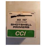 900 ct No. 157 Remington size shotshell primers
