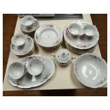 42 pcs Montgomery Ward style house fine China