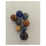 Asst stone balls (marble sized)